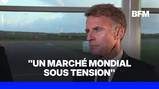 Energy: "The global market is under strain," analyzes Emmanuel Macron