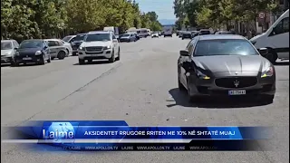 AKSIDENTET RRUGORE RRITEN ME 10% NË SHTATË MUAJ