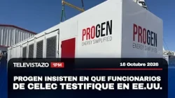 Progen Insists on CELEC Officials Testifying in the U.S. | Televistazo 1PM🔴 Oct 15, 2026