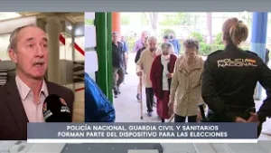 Policía Nacional, Guardia Civil y Sanitarios forman parte del dispositivo para las elecciones del #8