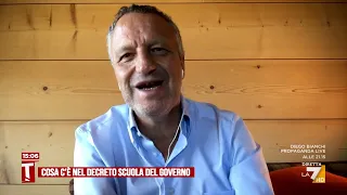 Why did you create the school decree? Tosi: "Good question"