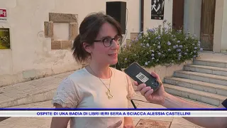 OSPITE DI UNA BADIA DI LIBRI IERI SERA A SCIACCA ALESSIA CASTELLINI