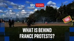 What is driving the violent protests across French cities?
