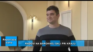 Reportaža dana "Radovi na baroknoj sali pri kraju" Sremska Mitrovica, 19.02.2026