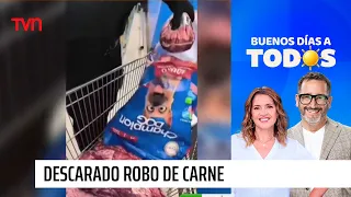 Shoplifters try to steal premium meat hidden in dog food bag | Buenos días a todos