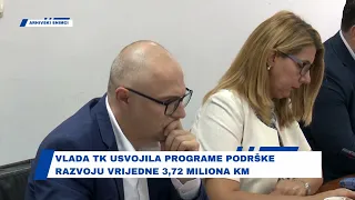 Vlada TK. Budžetska sredstva u funkciji razvoja privrede TK