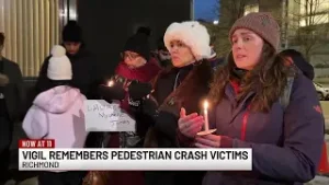Richmond vigil honors pedestrians killed, calls for safety changes