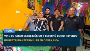 Vino de paseo desde México y terminó construyendo un restaurante familiar en Costa Rica