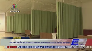 Atlántida Hospital renews agreement to strengthen maternity home