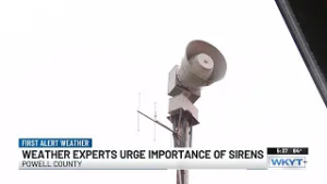 Powell County officials on importance of outdoor sirens during severe weather