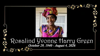 Death Announcement - Rosalind Yvonne Harry Green