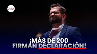 Boric y más de 200 figuras de izquierda firman declaración sobre Nicaragua