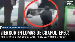 Terror in Lomas de Chapultepec! Armed suspects assault driver in broad daylight