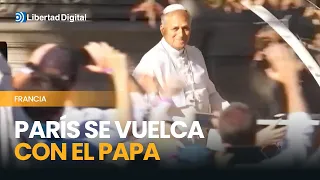 Multitudinaria bienvenida al papa León XIV en su visita a París
