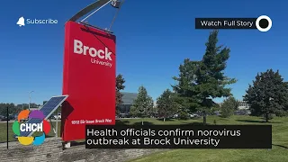 Health officials confirm norovirus outbreak at Brock University