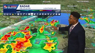 Tracking Storms Louisiana's weather forecast brings rain and storms through the weekend