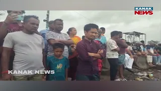 Digha Sea Alert | Powerful Waves Hit Coast Amid Changing Weather Conditions