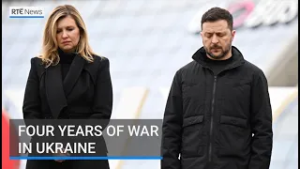 Ukraine marks four years since Russia’s full-scale invasion | RTÉ News