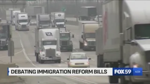 Debating immigration reform bills in Indiana