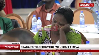 Agabuutikidde Minisita JC Muyingo atongozza alipoota y'ekitongole kya UNEB eraga ebituukiddwako mu n