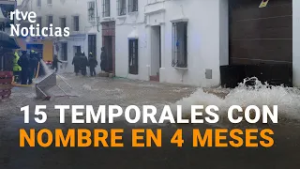 TEMPORALES SUCESIVOS | 15 BORRASCAS de ALTA INTENSIDAD han AZOTADO ESPAÑA desde OCTUBRE