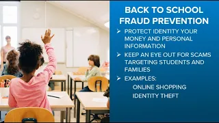 Regions: Back to school fraud prevention