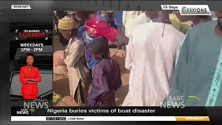 Mourners gather to bury victims of deadly boat accident in Nigeria