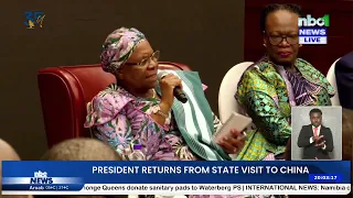 PRESIDENT RETURNS FROM CHINA STATE VISIT - nbc