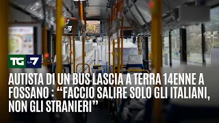 Bus driver leaves 14-year-old stranded in Fossano: “I only let Italians on, not foreigners”