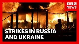 Russia launches wave of strikes on Ukraine as Kyiv hits 'Russia's Amazon' | BBC News