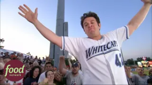 Adam Vs. The Fifth Third Burger: The Ultimate Baseball Challenge!  | Man V Food