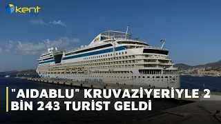 2,243 TOURISTS ARRIVE ON THE AIDABLU CRUISE SHIP