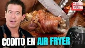Codito de cerdo en air fryer con arroz árabe ? Receta Studio Cocina