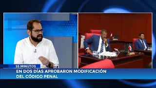 55 Minutes | Francisco Álvarez warns rushed approval of the Penal Code will have a political cost