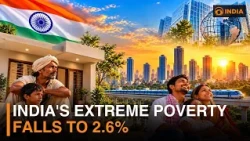 India's extreme poverty falls to 2.6%