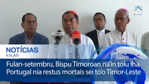 Fulan-setembru, Bispu Timoroan na’in tolu iha Portugal nia restus mortais sei to’o Timor-Leste