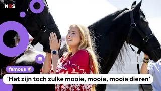 Princess Amalia is in love with horses