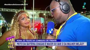 Quitéria Chagas revela aumento do silicone e encara desafio de "maior comissão de frente"