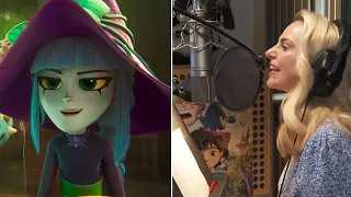 In the recording studio: Silvia Schneider as a "nerdy monster"