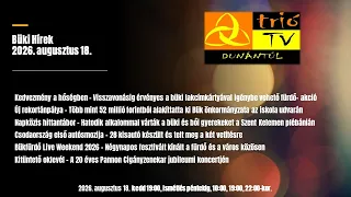 Büki Hírek 2026. augusztus 18.