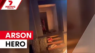 Good Samaritan stops Adelaide CBD arson attack | 7NEWS