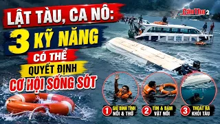 Boat and Canoe Capsizing: 3 Skills That Can Determine Your Survival | Can Tho