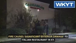 Fire causes ‘significant exterior damage’ to Italian restaurant in Ky.