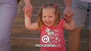 Dvogodišnja Anđelina prohodala unatoč rijetkoj bolesti koja oduzima hod | Provjereno