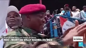RD Congo : Willy Ngoma, cadre de l’AFC/M23, tué dans une frappe de drone • FRANCE 24
