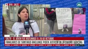 SALTA: FAMILIARES DE SANTIAGO AMELUNGE PIDEN JUSTICIA