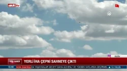 The domestically produced UAV Çepni has taken the stage.