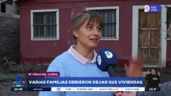 They cleaned the canal that flooded the Viñas del Carril neighborhood