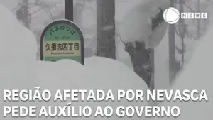 Região afetada por nevasca pede auxílio ao governo japonês