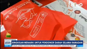 Bingkisan Menarik Untuk Pendonor Darah Selama Ramadan